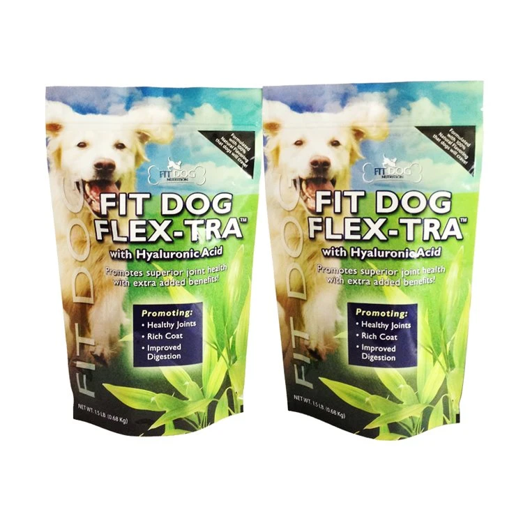 China Factory Pet Puppy Dog Food Bones Doypack Packing Pouch